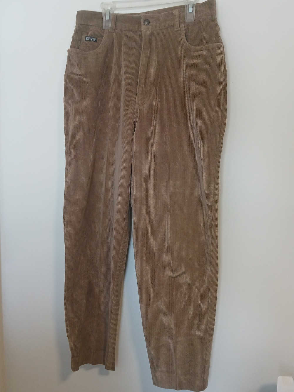 Lauren Ralph Lauren Women's Straight Leg Corduroy Jeans in Brown